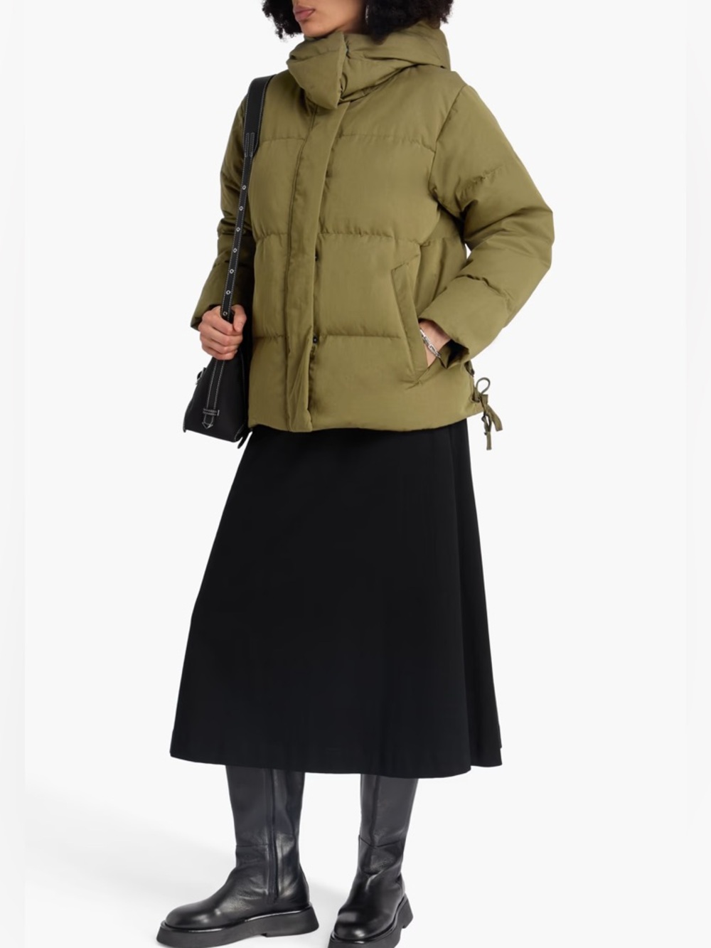 Rag & Bone Lenny down jacket puffer green S